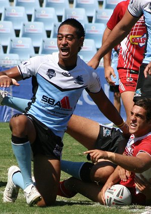 Cronulla SHARKS v Illawarra STEELERS SG Ball rnd 6 ACTION (Photo's : ourfootymedia)