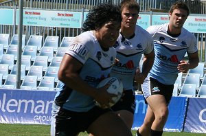 Cronulla SHARKS v Illawarra STEELERS SG Ball rnd 6 ACTION (Photo's : ourfootymedia)