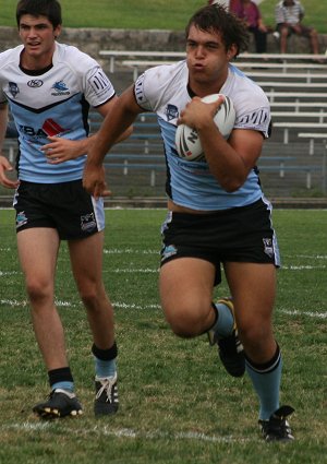 Roosters v Sharks SG Ball rnd 7 action (Photo's : ourfootymedia)