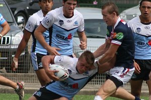 Sydney ROOSTERS v Cronulla SHARKS SG Ball rnd 7 action (Photo's : ourfootymedia)