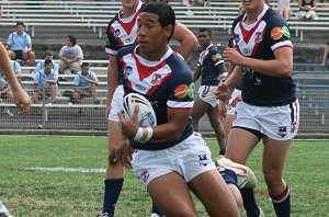 Sydney ROOSTERS v Cronulla SHARKS SG Ball rnd 7 action (Photo's : ourfootymedia)