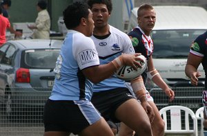 Sydney ROOSTERS v Cronulla SHARKS SG Ball rnd 7 action (Photo's : ourfootymedia)