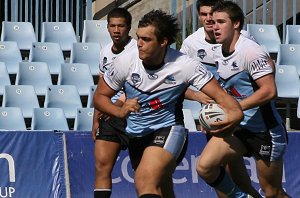 Joel TUBBS on the burst - Sharks v Rabbitoh's SG Ball rnd 9 action (Photo's : ourfootymedia)