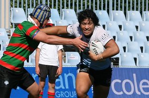 DJ Lokeni-Purcell - Cronulla SHARKS v South Sydney RABBITOH's - SG Ball rnd 9 action (Photo's : ourfootymedia)