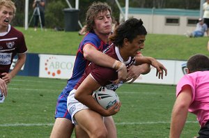 Newcastle KNIGHTS v Manly SEAEAGLES Matthews Cup 1/4 Finals action (Photo's : ourfootymedia)