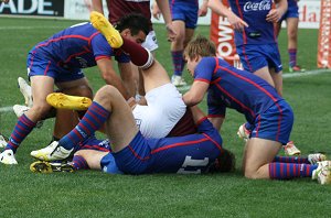Newcastle KNIGHTS v Manly SEAEAGLES Matthews Cup 1/4 Finals action (Photo's : ourfootymedia)