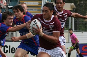 Newcastle KNIGHTS v Manly SEAEAGLES Matthews Cup 1/4 Finals action (Photo's : ourfootymedia)