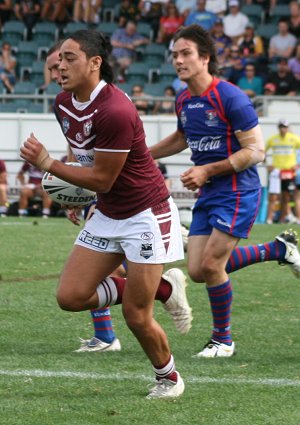 Newcastle KNIGHTS v Manly SEAEAGLES Matthews Cup 1/4 Finals action (Photo's : ourfootymedia)
