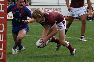 Newcastle KNIGHTS v Manly SEAEAGLES Matthews Cup 1/4 Finals action (Photo's : ourfootymedia)