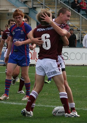 Newcastle KNIGHTS v Manly SEAEAGLES Matthews Cup 1/4 Finals action (Photo's : ourfootymedia)