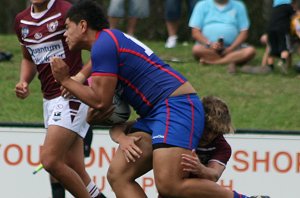 Newcastle KNIGHTS v Manly SEAEAGLES Matthews Cup 1/4 Finals action (Photo's : ourfootymedia)