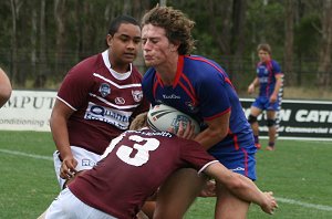 Newcastle KNIGHTS v Manly SEAEAGLES Matthews Cup 1/4 Finals action (Photo's : ourfootymedia)