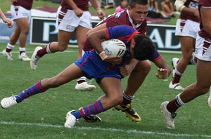 Newcastle KNIGHTS v Manly SEAEAGLES Matthews Cup 1/4 Finals action (Photo's : ourfootymedia)