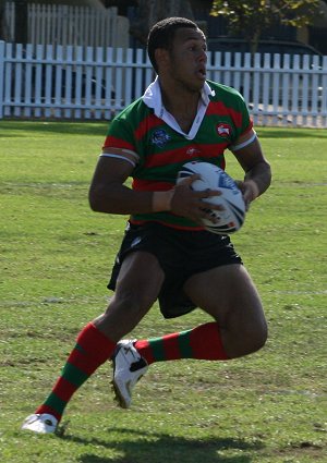 Tyrone Phillip runs the footy - South Sydney v St. George Rnd 3 Mattys Cup Clash (Photo's : ourfootymedia)