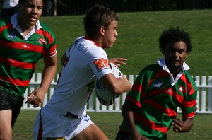 Brent Anderson runs at them - South Sydney v St. George Rnd 3 Mattys Cup Clash (Photo's : ourfootymedia)
