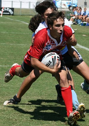 Cronulla SHARKS v Illawarra STEELERS rnd6 HMC action (Photo's : ourfootymedia)