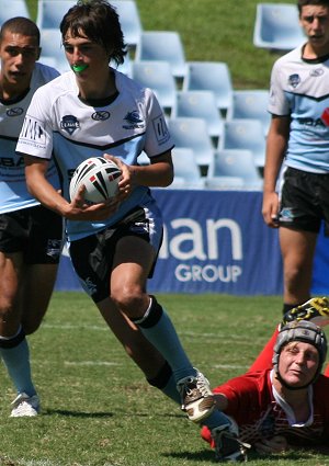 Cronulla SHARKS v Illawarra STEELERS - HAROLD MATTHEWS CUP rnd6 action (Photo's : ourfootymedia)