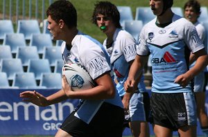 Cronulla SHARKS v Illawarra STEELERS - HAROLD MATTHEWS CUP rnd6 action (Photo's : ourfootymedia)
