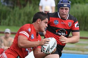 Jordan Russell about to pounce on Illawarra. 