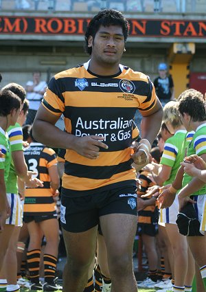 Balmain TIGERS v Canberra RAIDERS Rnd2 SG Ball Action (Photo's : OurFootyMedia) 