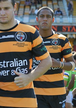 Balmain TIGERS v Canberra RAIDERS Rnd2 SG Ball Action (Photo's : OurFootyMedia) 