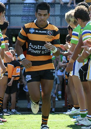 Balmain TIGERS v Canberra RAIDERS Rnd2 SG Ball Action (Photo's : OurFootyMedia) 