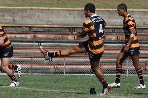 Balmain TIGERS v Canberra RAIDERS Rnd2 SG Ball Action (Photo's : OurFootyMedia) 