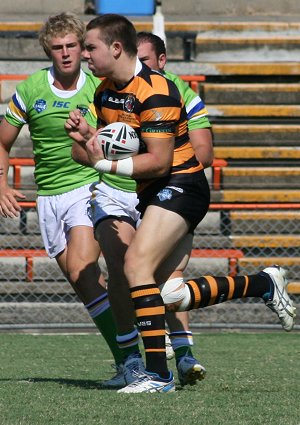 Balmain TIGERS v Canberra RAIDERS Rnd2 SG Ball Action (Photo's : OurFootyMedia) 