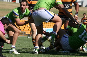 Balmain TIGERS v Canberra RAIDERS Rnd2 SG Ball Action (Photo's : OurFootyMedia) 