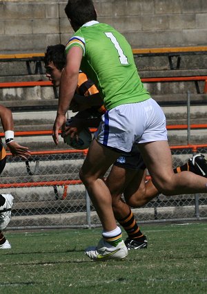Balmain TIGERS v Canberra RAIDERS Rnd2 SG Ball Action (Photo's : OurFootyMedia) 
