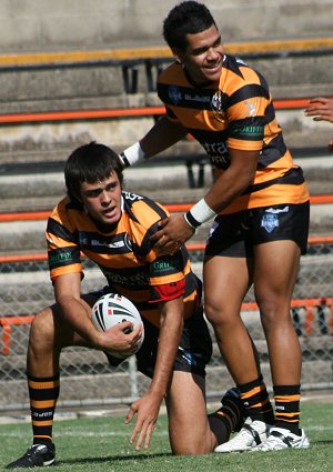 Balmain TIGERS v Canberra RAIDERS Rnd2 SG Ball Action (Photo's : OurFootyMedia) 