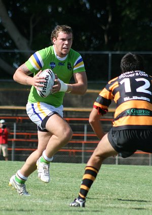 Balmain TIGERS v Canberra RAIDERS Rnd2 SG Ball Action (Photo's : OurFootyMedia) 
