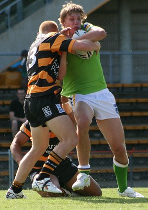 Balmain TIGERS v Canberra RAIDERS Rnd2 SG Ball Action (Photo's : OurFootyMedia) 