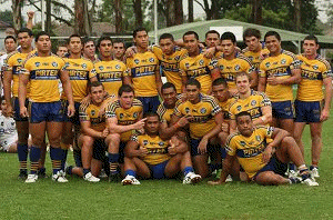 Parramatta Eels v Manly teamPhoto ani