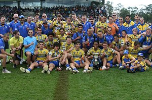 Parramatta EELS celebrate winning the 2012 Harold Matthews Cup (Photo : ourfootymedia) 