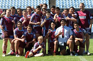 The HILLS SHS - 2013 Michael Buettner Shield Team Photo (Photo : steve monty / OurFootyMedia) 