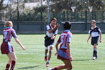 The Hills SHS v Matraville SHS - u13 / 55 kg - 9's Knock Out Grand Final action (Photo : steve monty / OurFootyMedia) 