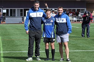 Mitch Currie & Nathan Loveday - top junior referee's (Photo : steve monty / OurFootyMedia) 