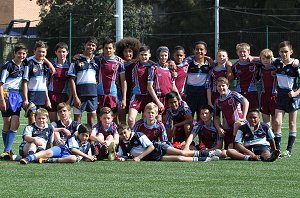 The Hills SHS & Matraville SHS Grand Final teams (Photo : steve monty / OurFootyMedia) 