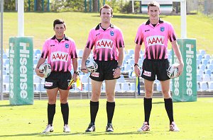 Cameron Paddy, Matthew Treneman & Mitch Currie - Rnd 1 Mattys Cup Ref's (Photo : OurFootyMedia) 