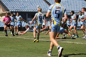Jack WILLIAMS dives over for a good follow up try - Cronulla SHARKS v Central Coast Centurions Harold Matthews Cup - Elimination Final Action (Photo : OurFootyMedia) 