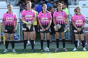 Ben TEague, Andrew Gilchrist, Trent Cini, Matt Rossliegh & Cameron Mitchell SG Ball Cup Rnd 12 - PRELIMINARY Final Refs (Photo : OurFootyMedia) 