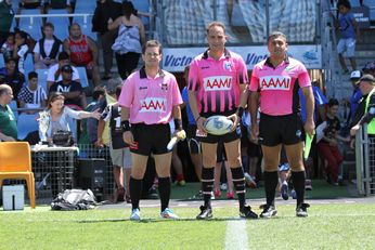 Mitch Floyd, Peter Anton and Tj's Feras Karam u20 Jaryd Hayne / Tim Mannah Cup Referee's (Photo : steve monty / OurFootyMedia) 