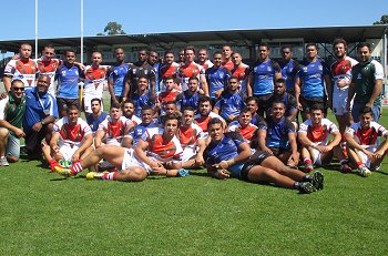 FIJI and Lebanon combined Under 20s Team Photo (Photo : steve monty / OurFootyMedia) 