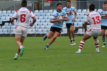 Cronulla SHARKS v St. George DRAGONS SG Ball Rnd 1 @ Shark Park ACTION (Photo : steve monty / OurFootyMedia) 