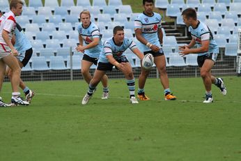 Cronulla SHARKS v St. George DRAGONS SG Ball Rnd 1 @ Shark Park ACTION (Photo : steve monty / OurFootyMedia) 