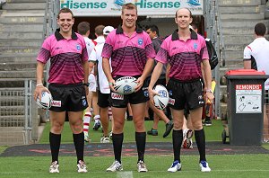 Joey West, Tim Hannon & Tyson Flynn - SG Ball Rnd 1 Ref's (Photo : steve monty / OurFootyMedia) 