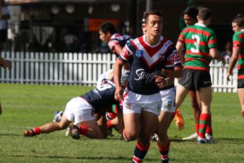 South Sydney Rabbitoh's v Sydney Roosters Harold Matthews Cup Rnd 10 Qualifying Final ACTION (Photo : steve monty / OurFootyMedia) 