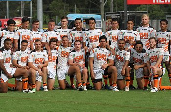 WestsTigers u20s Holden Cup Trial v Sharks Team Photo (Photo : steve monty / OurFootyMedia) 