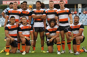 WestsTigers NSW CUP Trial v Sharks Team Photo (Photo : steve monty / OurFootyMedia) 